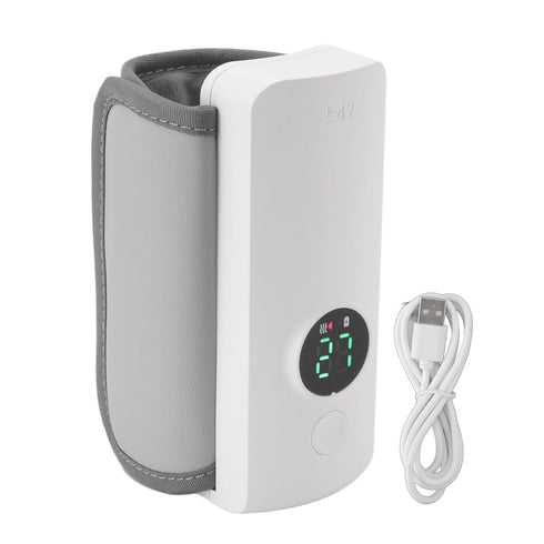 Portable Bottle Warmer On-The-Go Bottle Warmer Abs Pu Milk Bottle Thermal Bag