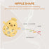 3-6 0-12 MCGMITT Baby Teething Toys for Months, Easy Grasp Silicone Infant Rattle Teether Toy for Months, BPA-Free Food