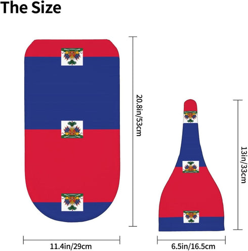 WZYCWB Set Haitian Flag Newborn Sleep Swaddle Blanket, Baby Swaddle Receiving Blanket, Baby Universal Receiving (