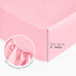 Set 3D 4 Set Wake In Cloud - Toddler Bedding for Girls, Unicorns Rainbow Clouds, Pieces Soft Crib Bed Including