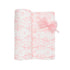 Set Mud Pie Baby Girl Pink Toile Swaddle & Headband
