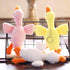 White Plush Duck Car Keychain, Cotton Filling Stuffed Animal Fluffy Duck Plushie