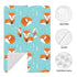Zhbvncp Cute Fox Cartoon Baby Car Seat Cover & Breastfeeding Nursing Cover - Breathable Stretch Fabric Multi-Use