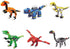 Anditoy 4 Pack Dinosaur Building Blocks Toys in Jumbo Eggs for Kids Boys Girls Easter Basket Stuffers Fillers Gifts