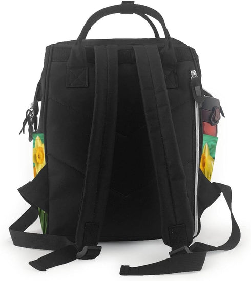 KHIRY Backpack American1 Mummy Backpack Diaper Bag Nappy Baby Bag Native Multifunction Changing Bags for Travel, Yellow