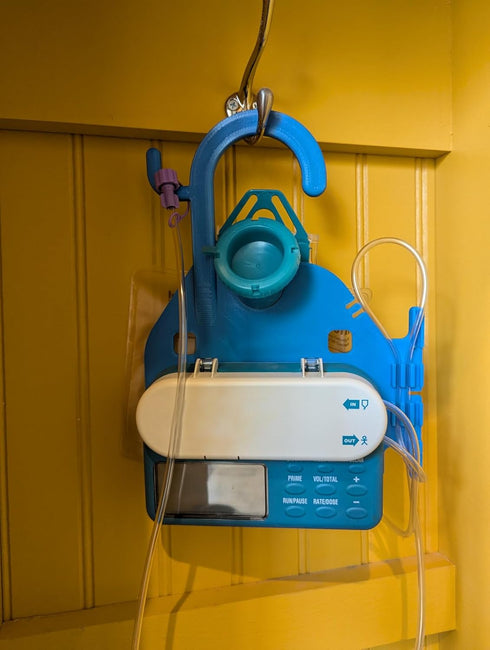 HelperKat Pump Caddy for Infinity Pump (Blue)