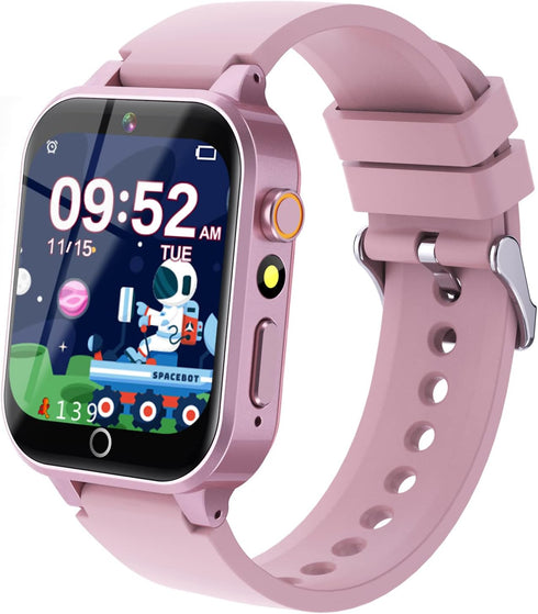 Kids Smart Watch for Girls Age 5-12, 26 Games, HD Touch Screen, Video Camera, Music Player, Educational Toys