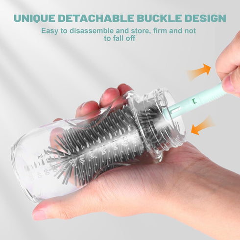 Hranio Set Set Set Bottle Cleaner Brush Travel Bottle Cleaner Kit Portable Bottle Cleaning Kit Cleaner Brush Toddler