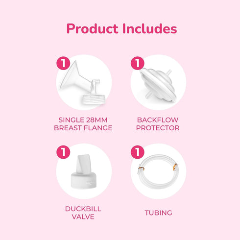 Set 24mm Spectra - Wide Breast Shield for Breast Milk Pumps - Medium