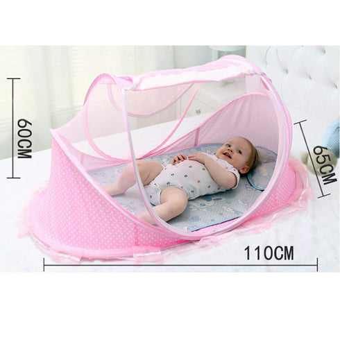 Portable Baby Crib Tent Net - Polyester Safety Netting to Prevent Climbing