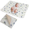 Baby Diaper Changing Pad, 19.7"x25.6" Waterproof Changing Pad Liners with 100% Muslin