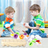 Matching Eggs Set with Beige Holder, Upgraded Toddler Egg Toys for Learning Shapes & Colors, 12 Eggs
