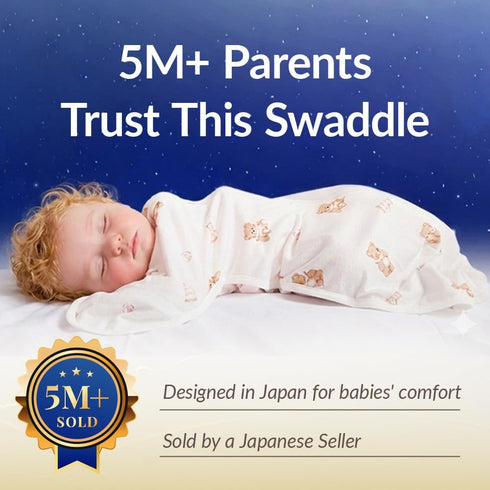 Coperta 100% Newborn Swaddle Sack, IHDI Certified, Calms Startle Reflex, Cotton Wearable Blanket, Newborn Essentials