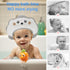 TinyGuardian 0-9 Baby Shower Cap, Baby Shower Cap Shield, Shower Cap for Kids, Visor Hat for Eye and Ear Protection