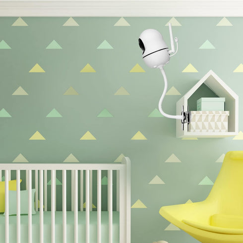 Flexible Baby Monitor Mount - Compatible with HelloBaby HB65/HB6550/HB6558/HB66 and More, No Tools Required