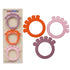 Baby Silicone Teething Ring Toys for 0-6,6-12 Months Boys and Girls,Chew Teether