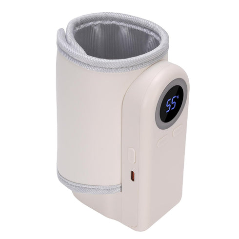 generic 10000 5-8H MAh USB USB Rechargeable Bottle Warmer Sleeve, Portable Milk Warmer Wrap for Breastmilk/Formulated