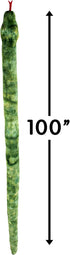 100 Inch Rhode Island Novelty Giant Anaconda Snake Plush Toy Long