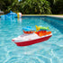 Toyland 17" 24 Floating Tugboat with Seaplane - Durable Water, Pool and Bathtub Toy for Kids Months Plus - Non-Toxic