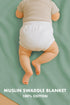 Set 2 Set, Muslin Swaddle Blankets of Green & Beige Baby Boy Blanket Breathable Muslin Baby Swaddles, Soft Receiving