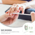 Set Trimmer Mikinona Nail Clippers and Tweezers for Infants, Mint Green Safety Manicure Kit with Anti-Cut Design, Nail
