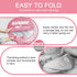 L RUNNZER Crib Tent, Portable Crib Cover to Keep Baby from Climbing Out, Safe & Breathable Crib Net, Easy to Install