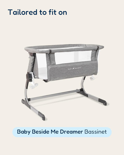 33x20 2 Pack Bassinet Sheets Compatible with Baby Delight Beside Me Dreamer Bassinet, for Baby Bedside Sleeper