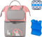 Generic Breastmilk Cooler Bag with Ice Pack Waterproof Double-Layer Insulated Breast Pump Backpack,