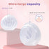 ZCBB 2 Breastfeeding2.5oz/75ml ShelBreastfeeding PCS Silicone Breast Milk Collectors for Silicone Hands Free Breast