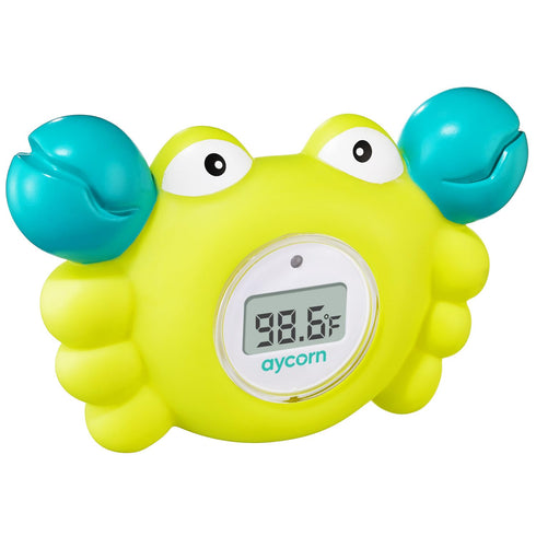 Aycorn Digital Baby Bath & Room Thermometer - Fahrenheit with LED Display & Temperature Warning