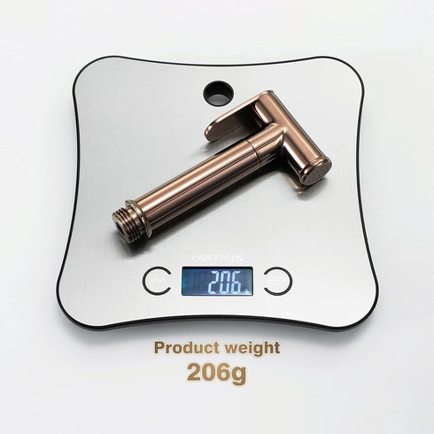 OJJBAVKFQ HandheldSprayer Brass Cloth Diaper Sprayer, Rose GoldSprayer for Toilet Single Cold Angle Valve