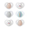 Tommee Tippee Night Time Pacifier, 6-18 Months, Symmetrical Silicone Baglet, BPA-Free Binkies,