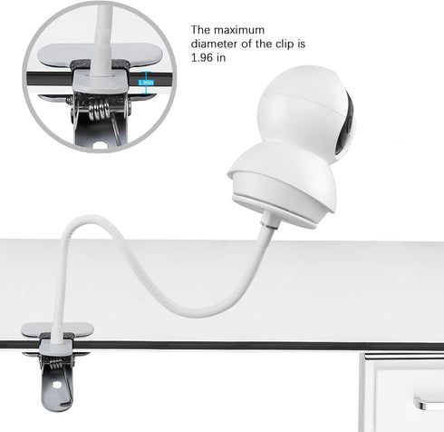 KHQBG C200 C210 Baby Monitor Flexible Mount for TP-Link Tapo Cameras (clamp)