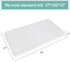 Luv4babe 52" 27" 2" Crib Mattress Topper x x for Toddler/Crib Bed, Memory Foam Wateproof Mattress Pad with Removable
