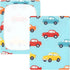 CZXW 52" 28" Cartoon Cars Colorful Crib Sheets Fitted x Natural Cotton Soft & Breathable for Baby Crib Mattress