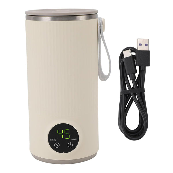 Vikye Portable Bottle Warmer for All Bottles, Accurate and Constant Temperature Control, 400ml