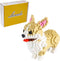 Larcele Micro Dog Building Blocks Pet Mini Building Toy Bricks, 950 Pieces KLJM-02 (Welsh Corgi)
