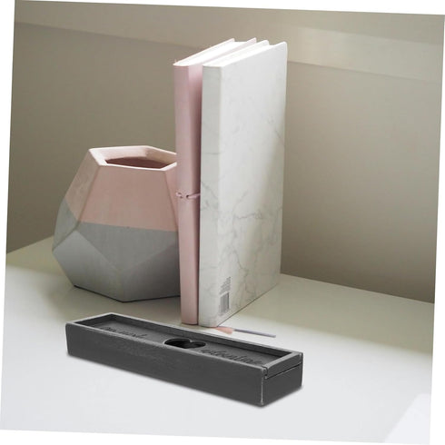 Ciieeo Pregnancy Announcement Keepsake Box Elegant Wooden Pregnancy Test Present for Parents Unique Case for Dad