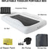 RAUMRIGGE 61 Inches Cozy Set Inflatable Toddler Travel Bed - With Pillow Portable Toddler Bed for Travel with Safety