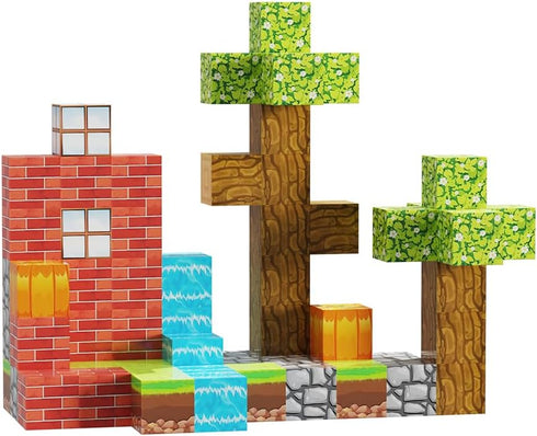 NETEHU 63PCS Magnetic Blocks Cubes Toys for Kids, Travel Building Toys for Toddlers Boys & Girls, Magnet Building