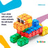 250-Piece Set 4+ Beblox Building Blocks for Kids - Connecting Tiles - Interlocking Building Blocks for Kids, STEM Toys