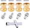 HobbyPark RC Brass Spacers - 12mm Wheel Hex Hubs Extenders for 1/10 RC Crawler