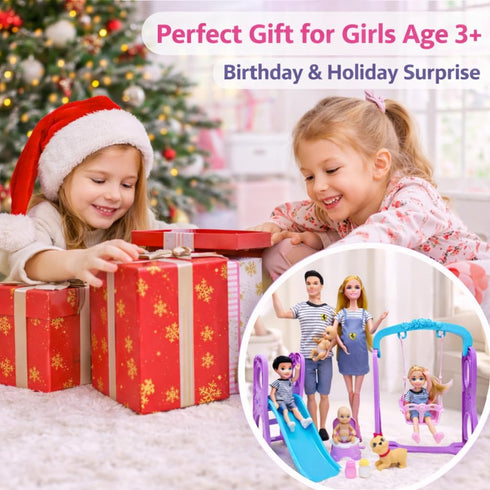 Set 6 12 Inch Mommy Set 3+ Pregnant Dolls of People with Removable Baby, Realistic Doll for Kids, Educational Pregnancy