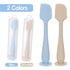 YENLNI 2 Pack Diaper Cream Spatula with Hygienic Travel Case, Butt Spatula Baby with Suction Base, Baby Butt Paste