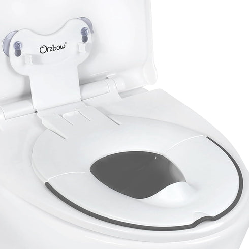 Orzbow Foldable Potty Training Seat, Toddler Toilet Seat for Travel with Suction