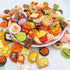 Miniature Food Drink Bottles Pretend Play Kitchen Game Party Toys (10 Bottles + 10 Random Foods)