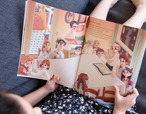 Ella and Noah Celebrate Passover: Sticker Activity Book with 120+ Stickers, Coloring, Matching, Counting, Mazes