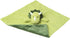 Baby Green Triceratops Soft Stuffed Animal Security Blanket, Plush Dinosaur Lovey, 14"