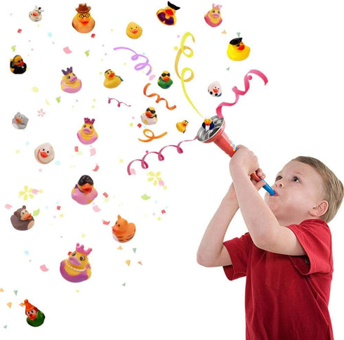 120 Pack 2.3 Inch (50 WQTHE Rubber Duck for Jeeps Ducking - Bulk Floater Duck for Kids - Baby Bath Toy Assortment