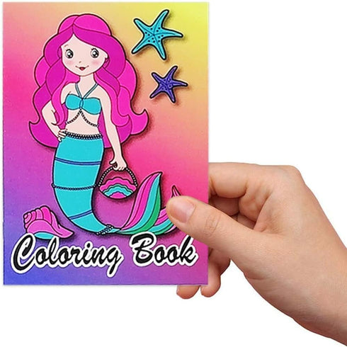 ArtCreativity Mini Coloring Books Bulk - Pack of 20 Small Color Booklets in 5 Designs, Perfect Kids Party Favors
